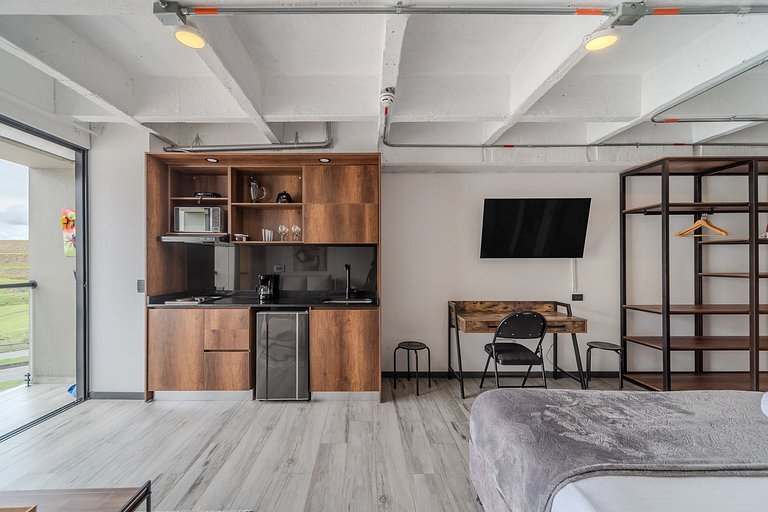 |Ahead| Brillante Loft con balcon y parqueadero