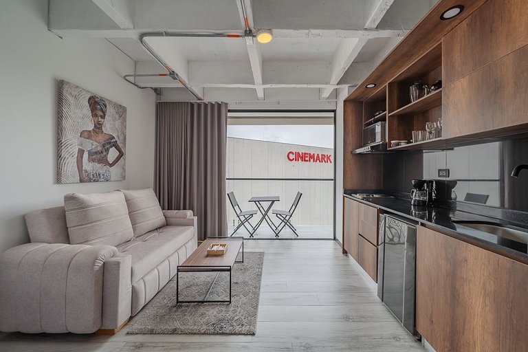 |Ahead| Brillante Loft con balcon y parqueadero