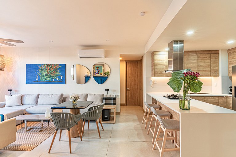 Chic Beachfront*Private Pool&Terrace*3BR*@Morros