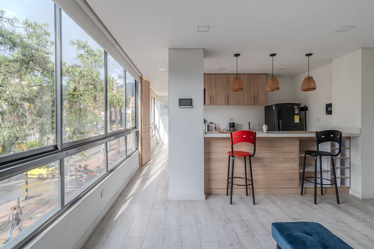 Comfortable Loft @Chapinero near el Campin stadium