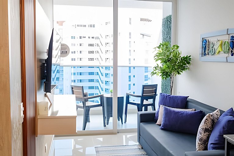 |Ahead| Maravilloso 1BR @Reservadelmar con Parking