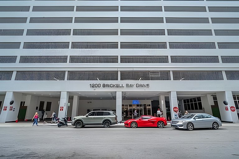 Stylish Brickell 1BR| Skyline View, Pool & Parking